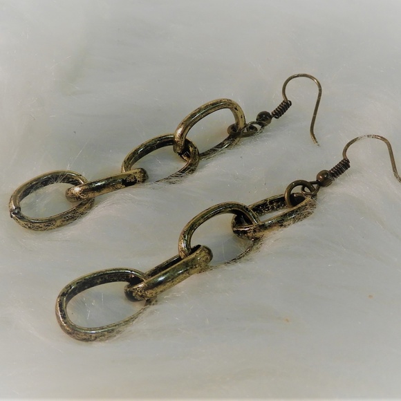 Jewelry - Antique Gold Chain Earrings